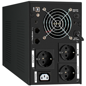  ИБП Exegate SineTower SN-2000.LCD.AVR.3SH.1C13.RJ.USB EX295983RUS инвертор, синус, для котла 2000VA/1600W, чистая синусоида, LCD дисплей 