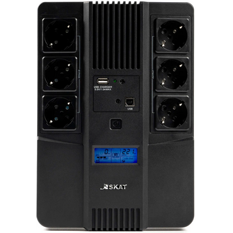  ИБП Бастион Skat 800-AID-IN-1x9 480Вт 800ВА черный 