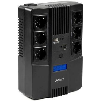  ИБП Бастион Skat 800-AID-IN-1x9 480Вт 800ВА черный 