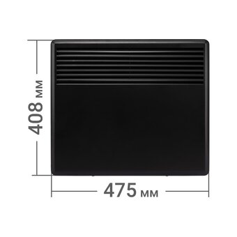  Конвектор электрический TDM ЭК-1000С (SQ2520-1207) черный 