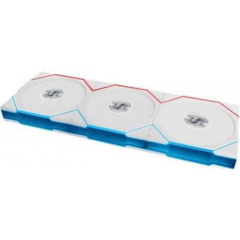  Комплект вентиляторов (3шт.) Lian Li Uni Fan TL Wireless 120 Reverse Blade (G99.12RTL1W3W.R0) / 12RTL1W3W White / 120x124x28мм (PWM, ARGB, 2300 об/м) 