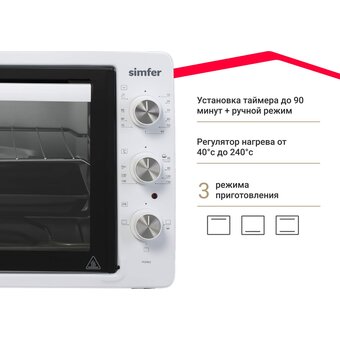  Мини-печь Simfer M3402 