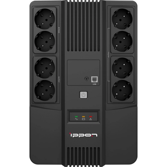  ИБП Ippon Nut 1050 (2061500) 600Вт 1050ВА черный 