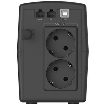  ИБП CBR Line Interactive (QTM-650T-2F-LCUC) 650VA/360W 