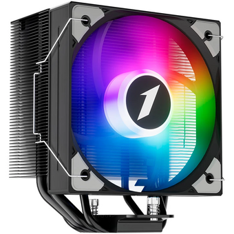  Кулер 1STPLAYER PS130 Black / 2HPx6mm + 2HPx8mm, 220W TDP, single tower, 1x130mm ARGB fan, 500-1600 RPM, 78 CFM, 32.3 dBA 