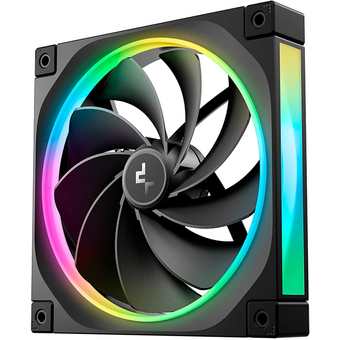  Вентилятор DEEPCOOL FL14R-3 in 1 140x140x25мм Reverse (PWM, ARGB, черный, 500-1700об/мин) Color Box 