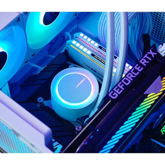  СВО JONSBO TG-360 White (300W, 360mm, ARGB/ Fans 3x120mm, 66.19CFM, 35.4dBA, 1800RPM) 