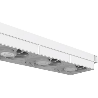  СВО ID-COOLING FX360 LCD PE White LGA1851/1700/1200/115X/AM4/AM5 (TDP 350W, ARGB Pump, LCD Display, PWM, Triple Fan) 