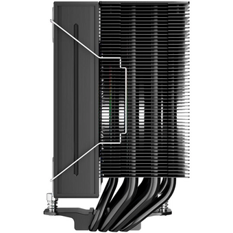  Кулер 1STPLAYER PS130 Black / 2HPx6mm + 2HPx8mm, 220W TDP, single tower, 1x130mm ARGB fan, 500-1600 RPM, 78 CFM, 32.3 dBA 