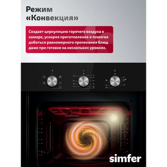  Духовой шкаф Simfer B4ES16125 