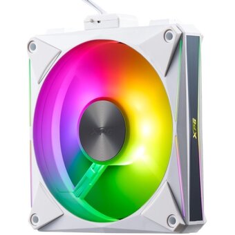  Комплект вентиляторов 4шт XPG HURRICANE MAG 120 ARGB PWM ( прямой и реверсный режим) white RET 