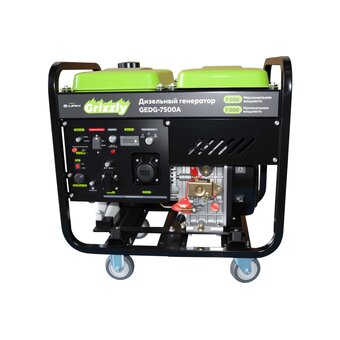  Дизельный генератор GRIZZLY GEDG-7500A 