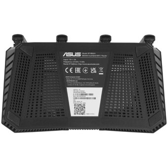  Маршрутизатор ASUS RT-BE82U (90IG0990-MO9B00) WiFi 7 4x2.5G USB 5764+688Mbps 5GHz/2.4GHz 