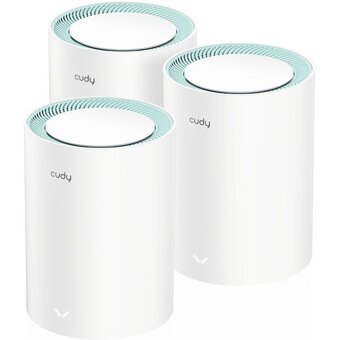  Бесшовный Mesh роутер Cudy M1500 (3-Pack) AX1500 10/100/1000BASE-TX 