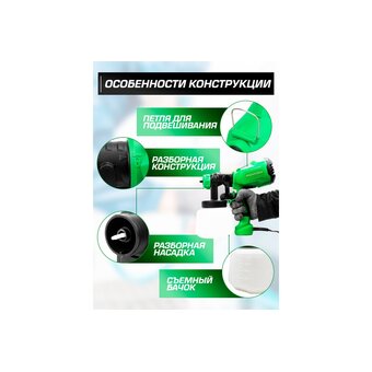 Электрический краскопульт RockForce RF-SG100-640H   Электрический краскопульт RockForce RF-SG100-640H