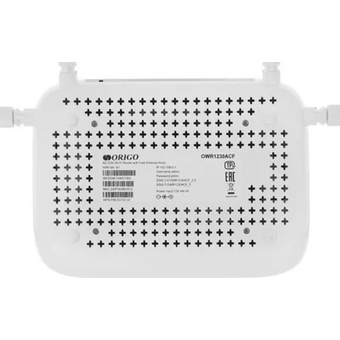  Роутер беспроводной Origo OWR1230ACF (OWR1230ACF/A1A) AC1200 10/100BASE-TX белый 