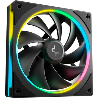  Вентилятор DEEPCOOL FL12 SE 120x120x25мм (PWM, ARGB, черный, 400-1900об/мин) Color Box 