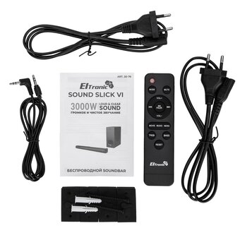  Саундбар ELTRONIC 30-76 Sound Slick 6 черный 