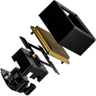  СВО ID-COOLING DX360 GDL LGA1851/1700/1200/115X/AM4/AM5 (TDP 350W, PWM, Triple Fan 120mm, черно-золотой) RET 