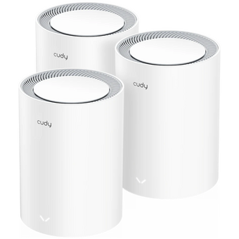  Mesh-система Cudy M3600(3-Pack) двухдиапазонная Wi-Fi 7 BE3600, 2,4/5ГГц, до 3570Мбит/с, 3x1Гбит/с, Cudy Mesh 