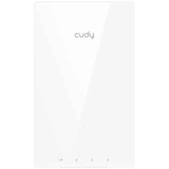  Точка доступа Cudy AP1300 Wall встраиваемая в стену гигабитная Wi-Fi AC1200, 2,4/5ГГц, до 1167Мбит/с, 5х1Гбит/с 