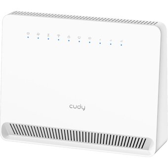  Модем CUDY AC1200 (LT500E) Wi-Fi 4G LTE-Cat4 Router, AC1200 Wi-Fi, build-in 4G LTE modem, 4 10/100M RJ45, Nano SIM, 300Mbps at 2.4GHz + 867Mbps 
