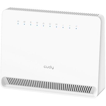  Модем CUDY AC1200 (LT500E) Wi-Fi 4G LTE-Cat4 Router, AC1200 Wi-Fi, build-in 4G LTE modem, 4 10/100M RJ45, Nano SIM, 300Mbps at 2.4GHz + 867Mbps 