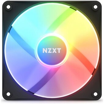  Кулер NZXT F120 RGB Core Triple Pack (RF-C12TF-B1) (120x120x25mm, 4-pin PWM, 78.86CFM, 33.88dBA, 1800RPM, Black, 3pcs) 