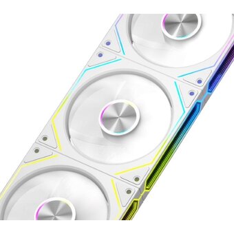  Вентилятор PcCooler F3 X120 WH ARGB (F3X120-WHAC012-GL) 120х120x25 белый 4-pin Ret 