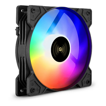  Вентилятор с подсветкой ExeGate EX12025H6PMY-PWM.ARGB EX295971RUS 12В DC (120x120x25 мм, Hydraulic bearing (гидродинамический), 6pin, 1200RPM) 