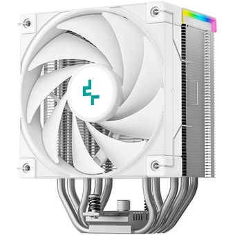  Кулер DEEPCOOL AK500S Digital SE WH LGA20XX/1700/1200/115X/AM5/AM4 (TDP 240W, PWM, Fan 120mm, 5 тепл. трубок, Copper Base, белый) Ret 