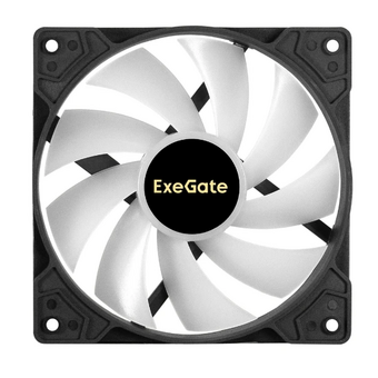  Вентилятор с подсветкой ExeGate EX12025H6PMY-PWM.ARGB EX295971RUS 12В DC (120x120x25 мм, Hydraulic bearing (гидродинамический), 6pin, 1200RPM) 