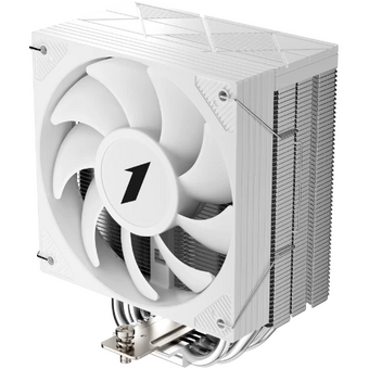  Кулер 1STPLAYER Cryo CY12 White (CY12-WH) / 4HPx6mm, single tower, 1x120mm fan, 750-1900 RPM, 57.6 CFM, 38.2 dBA 
