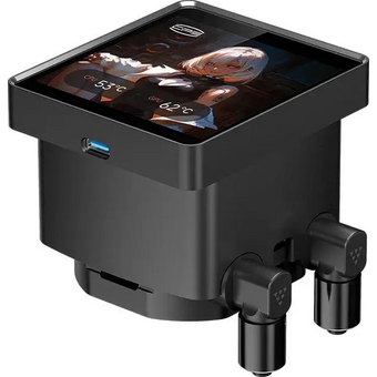  СВО PcCooler DT360 Display ARGB (DT360-BKAWXY-GL) Soc-AM5/AM4/1200/1700/1851 черный 4-pin 15-33.1dB Al LCD 320W Ret 