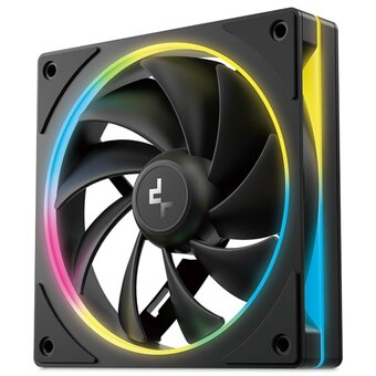 Вентилятор DEEPCOOL FL12 SE 3 In 1 120x120x25мм (PWM, ARGB, черный, 400-1900об/мин) Color Box 