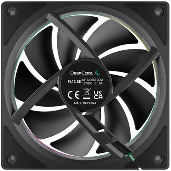  Вентилятор DEEPCOOL FL12 SE 3 In 1 120x120x25мм (PWM, ARGB, черный, 400-1900об/мин) Color Box 