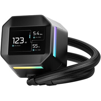  СВО DEEPCOOL LM360 LGA1851/1700/1200/115X/AM5/AM4 (TDP 300W, ARGB Lighting, Anti-Leak edition, PWM, Triple Fan) RET 