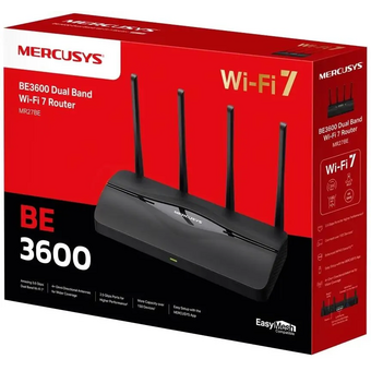 Двухдиапазонный роутер Mercusys MR27BE BE3600 Wi-Fi 7   Двухдиапазонный роутер Mercusys MR27BE BE3600 Wi-Fi 7