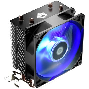  Кулер ID-COOLING SE-902X-B LGA1851/1700/1200/115X/AM5/AM4 (TDP 100W, PWM, 2 тепл.трубки прямого контакта, Blue LED Fan 92mm) Ret 