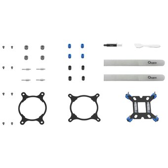  Вентилятор Ocypus Delta L24 WH ARGB V2, 240mm, ARGB Pump,2x120mm ARGB fans, LGA115X/1200/1700/18XX, AM4/AM5 