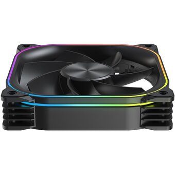  Вентилятор XASTRA FG120B ARGB reverse single pack 120x120x25мм (ARGB, PWM, black) Color Box 