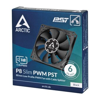  Вентилятор ARCTIC P8 Slim PWM PST (ACFAN00295A) 