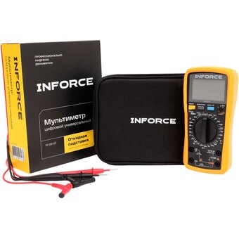  Мультиметр цифровой Inforce 01-05-07 универсальный 