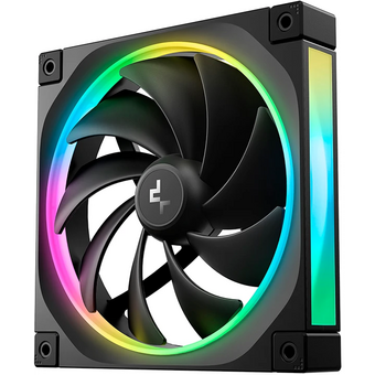  Вентилятор DEEPCOOL FL14 140x140x25мм (PWM, ARGB, черный, 500-1700об/мин) Color Box 