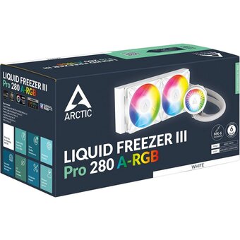  СВО Arctic Liquid Freezer III Pro 280 A-RGB (White) (ACFRE00187A) Multi Compatible All-In-One 
