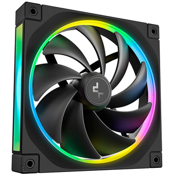  Вентилятор DEEPCOOL FL14 140x140x25мм (PWM, ARGB, черный, 500-1700об/мин) Color Box 