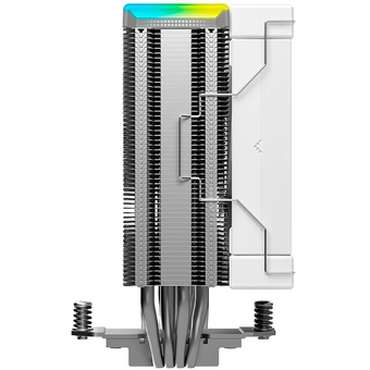  Кулер DEEPCOOL AK400 Digital SE WH LGA1700/1200/115X/AM5/AM4 (TDP 220W, PWM, Fan 120mm, 4 тепл. трубки, ARGB, белый) Ret 