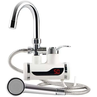  Водонагреватель Saniteco WM-001-C2 с душем белый 