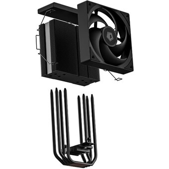  Кулер ID-COOLING SE-214-XT V2 Black LGA1851/1700/1200/115X/AM5/AM4 (TDP 200W, PWM, 4 тепл.трубки прямого контакта, Fan 120mm) Ret 