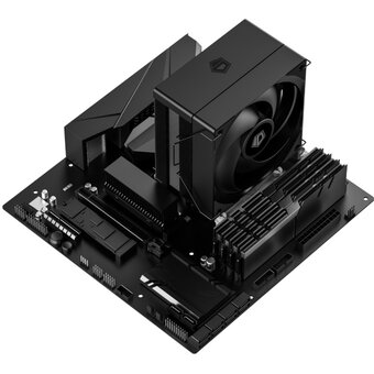  Кулер ID-COOLING SE-214-XT V2 Black LGA1851/1700/1200/115X/AM5/AM4 (TDP 200W, PWM, 4 тепл.трубки прямого контакта, Fan 120mm) Ret 
